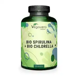 Spirulina chlorella vegavero bio spirulina chlorella hochdosiert