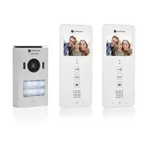 Tuersprechanlage mehrfamilienhaus smartwares dic 22122 video