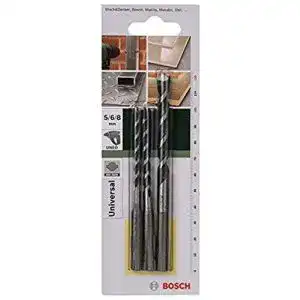 Universalbohrer bosch diy 3tlg mehrzweckbohrer set sds quick