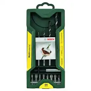 Universalbohrer bosch home and garden 14tlg mini x line set