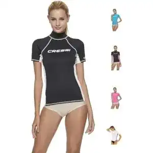 Uv shirt damen cressi damen rash guard kurzarm upf 50
