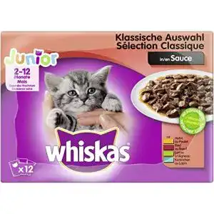 Whiskas nassfutter whiskas junior klassische auswahl