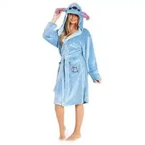 Bademantel damen disney lilo stitch morgenmantel damen