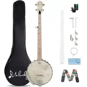 Banjo mulucky 5 saitiges volle groesse mit 24 klammern