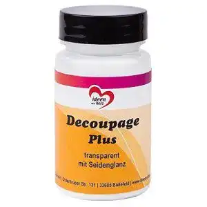 Bastelkleber ideen mit herz decoupage plus transparent