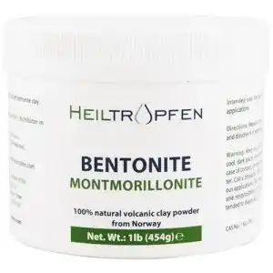 Bentonit heiltropfen montmorillonit pulver 1 pound 454 g