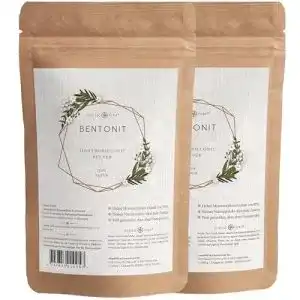 Bentonit nordic pure pulver 500 2000g mineralerde tonerde