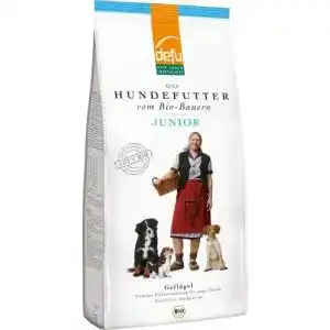 Bio trockenfutter hund defu huntter 1 x 3 kg junior bio gefluegel