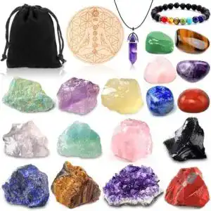 Chakra steine purpledi chakra stein set kristalle heilsteine set