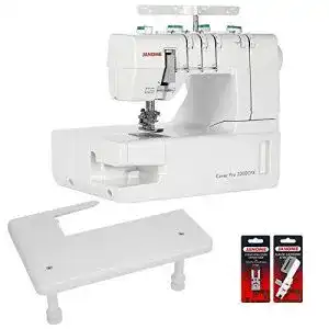 Coverlock janome cover pro 2000cpx inkl anschiebetisch