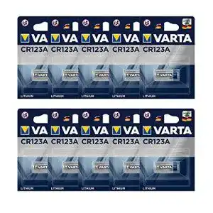 Cr123a varta professional batterie 10er pack photo batterie