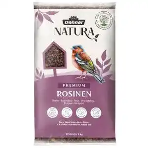 Dehner vogelfutter dehner natura premium rosinen