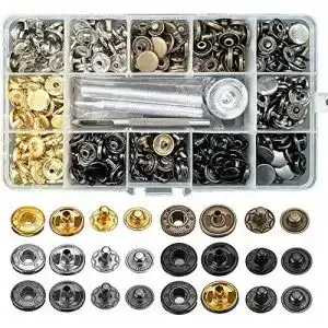 Druckknoepfe balfer 120 druckknopf set kupfer metall bronze