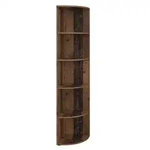 Eckschrank vicco eckregal ecki buecherregal antikholz 40x180 cm
