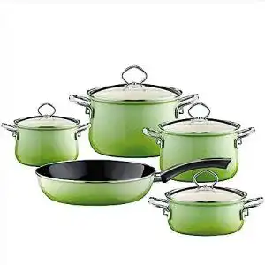 Emaille topfset riess 0558 036 emaille set 5 teilig nouvelle