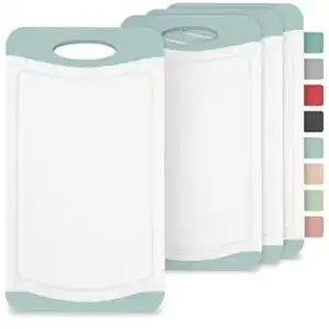 Fruehstuecksbrettchen thingles kunststoff 4er set 25 x 14 cm