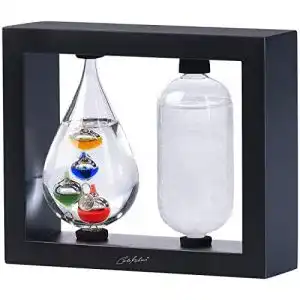 Galileo thermometer carlo milano barometer 2in1 sturmglas