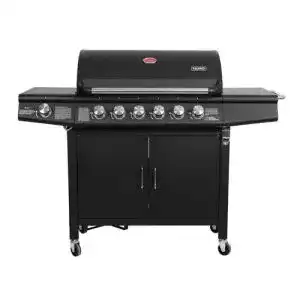 Gastrogrill taino red 61 gasgrill grillwagen edelstahl brenner