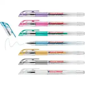 Gelstifte edding 2185 gelroller weiss gold silber blau gruen