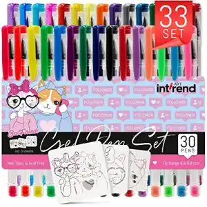 Gelstifte intrend 33er set 30 gel stifte