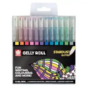 Gelstifte sakura gelly roll stardust glitzer im 12er set