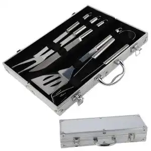 Grillkoffer lrocotanc 5pcs edelstahl grillset fuer geschenk bbq
