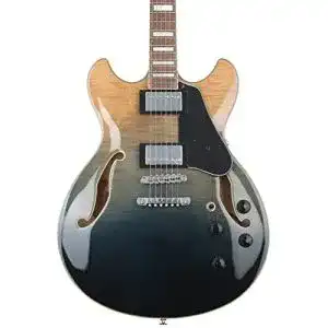 Ibanez e gitarre ibanez artcore as73fm tif transparent indigo