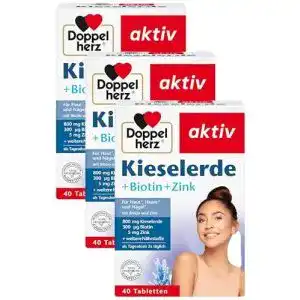 Kieselerde kapseln doppelherz kieselerde biotin zink