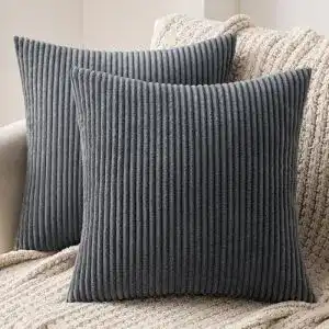 Kissenbezug miulee 2er set kissenbezuege kord kissenhuelle
