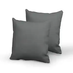 Kissenbezug pizuna luxurioeser soft satin 2er pack 80x80 cm