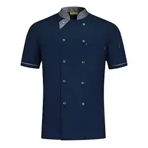 Kochjacke wmofc chef uniform herren damen kurzarm