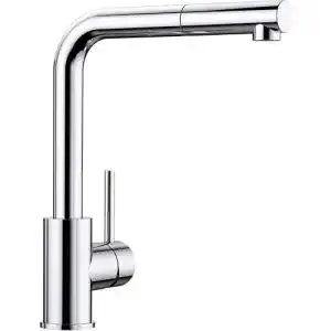Kuechenarmatur blanco mila s in chrom hochdruck