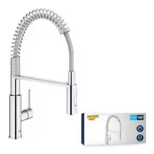 Kuechenarmatur grohe get 2 strahlarten wasserhahn kueche