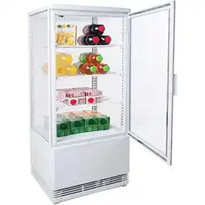 Kuehlschrank 80 liter zorro kuehlvitrine weiss kuchenvitrine