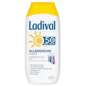 Ladival sonnencreme ladival allergische haut gel lsf 50 200 ml