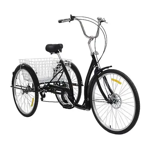 Lastenrad Owneed Dreirad für Erwachsene mit 26 Zoll und 6 Gängen