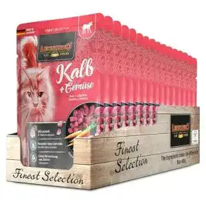 Leonardo nassfutter leonardo frischebeutel 16x85g kalb