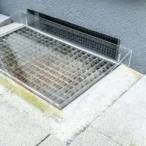 Lichtschachtabdeckung queence aus acryl