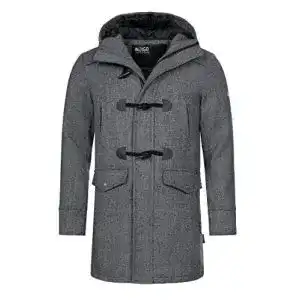 Mantel herren indicode herren liam dufflecoat wintermantel