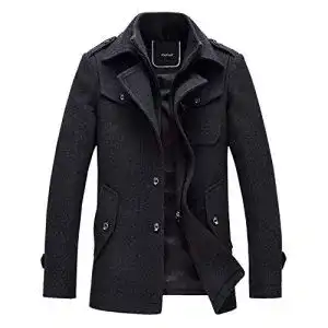 Mantel herren youthup herren wintermantel mit stehkragen