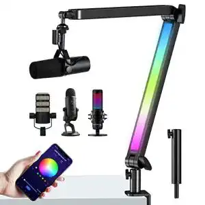 Mikrofonarm youshares rgb kompatibel mit shure sm7b