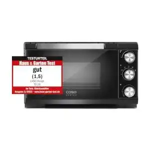 Mini backofen 20 liter caso to 20 design backofen