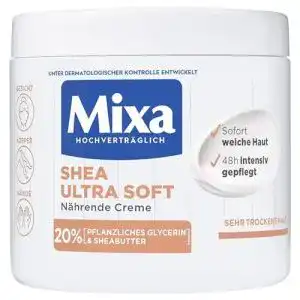 Mixa handcreme mixa shea naehrende creme fuer gesicht koerper