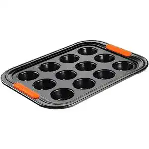 Muffinform le creuset antihaft fuer 12 stueck o 7 cm