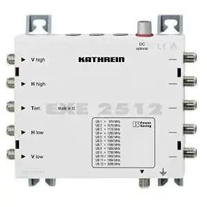 Multischalter 5 12 kathrein exe 2512 einkabel multischalter