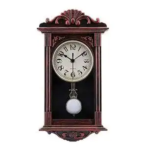 Pendeluhr jomparis pendel wanduhr retro quarz wanduhr bronze