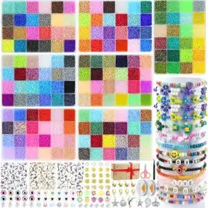 Perlenset vtsheny 168 farben 74746 stueck perlen fuer armbaender