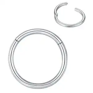 Piercing blessmylove silber 1 0mm 8mm nasenring hoop 316l