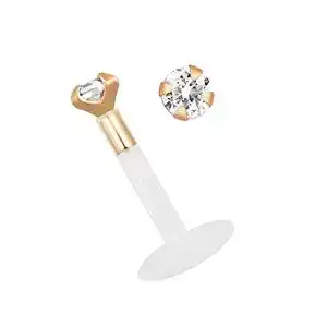 Piercing modern nature piercing schmuck teflon labret