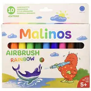 Pustestifte malinos 300914 airbrush rainbow regenbogen bunt